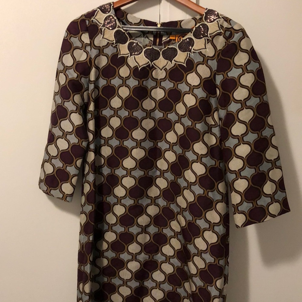 Tory Burch Knee Length Dress With Beading